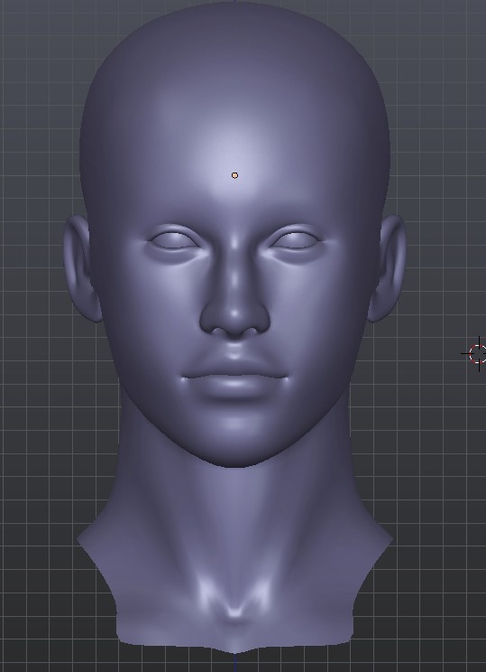 Female head preview image 2